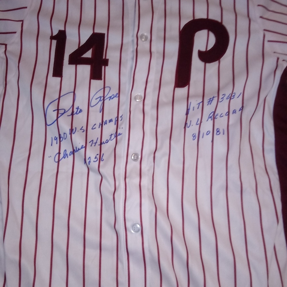 Authentic P.Rose phillies jersey